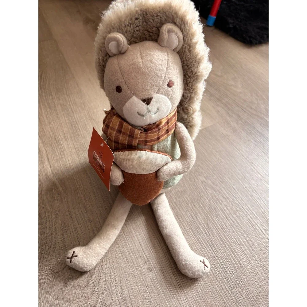 Celebrate‎ Together Plush Fall squirrel shelf sitter NWT